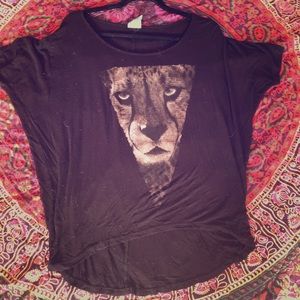 Oversized Cheetah Shirt